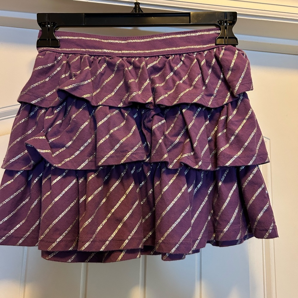 Cute little girls purple skirt